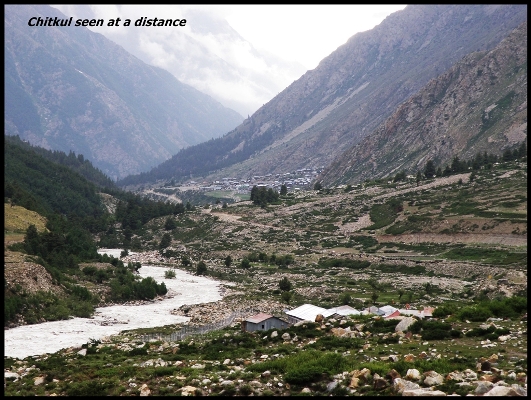 Chitkul seen at a distance