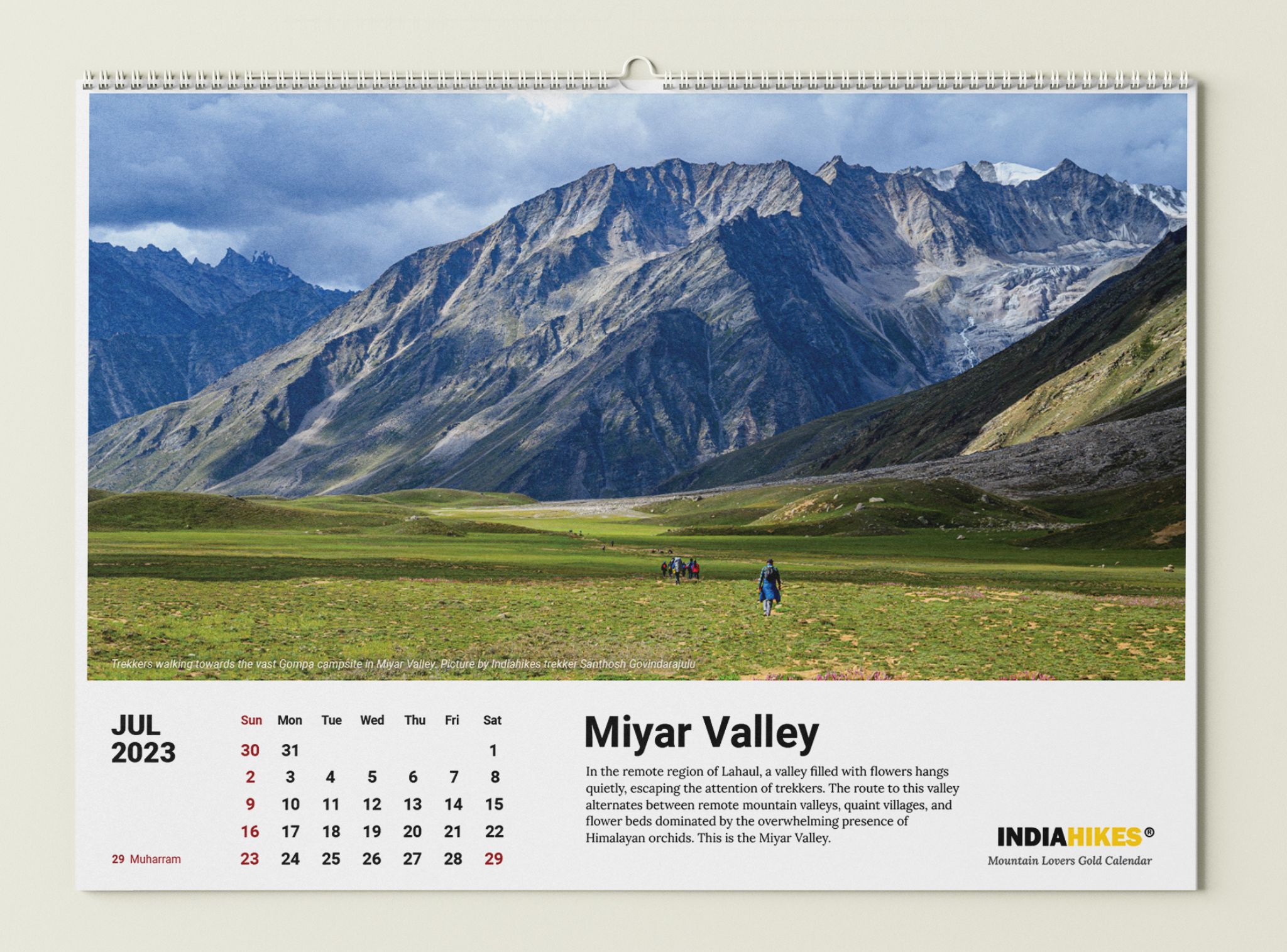 Mountain Lovers Gold Calendar 2023 Now Shipping!
