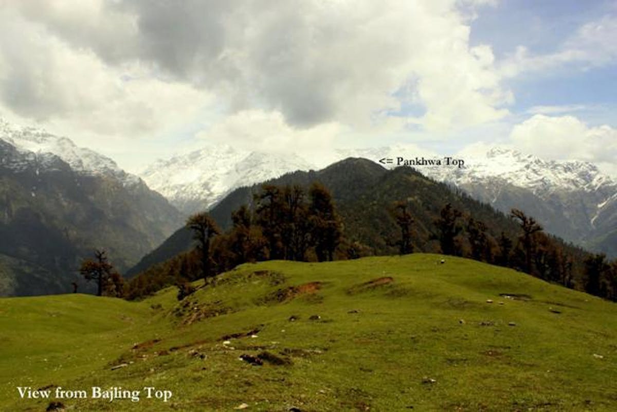 View from bajiling top - indiahikes - indiahikes archives