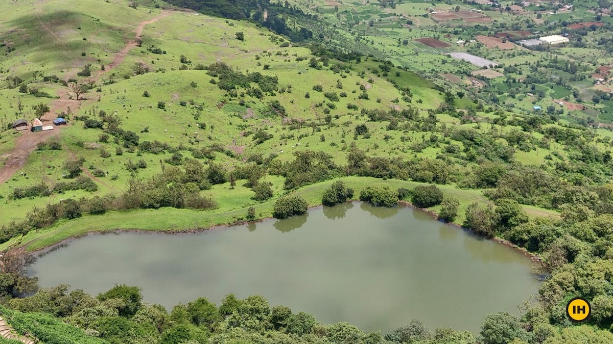 Anjaneri fort trek-Foot-shaped lake-Indiahikes-Yugant Gurav