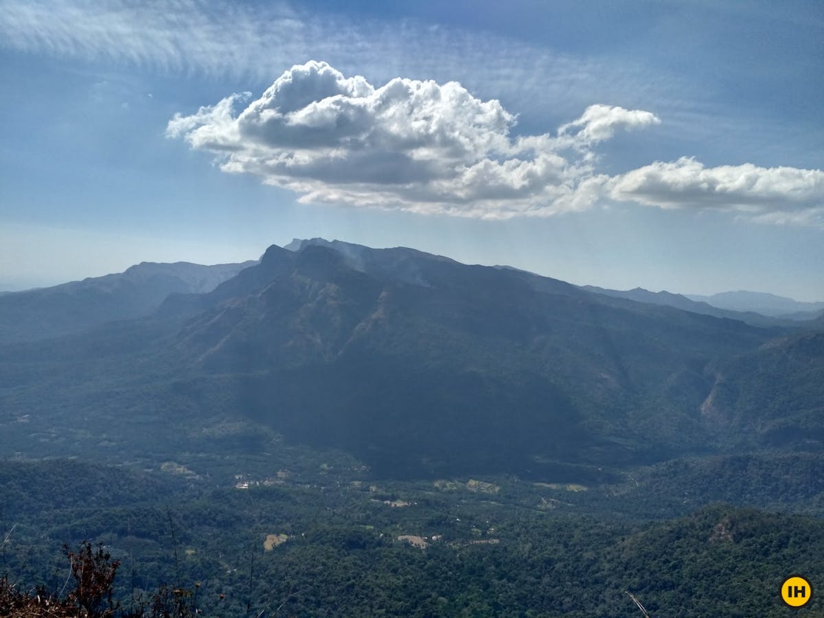 View of Kudremukh range, Ballalarayana Durga - Bandaje Arbi trek, western ghats trek, treks in Karnataka, Indiahikes