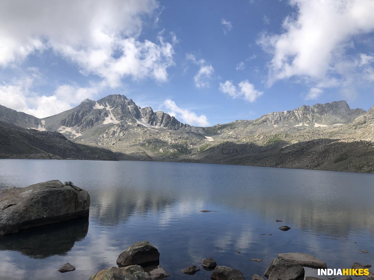 Serene Pamsar Lake - Pamsar Lake Trek - Indiahikes - Saliyah Ahmad