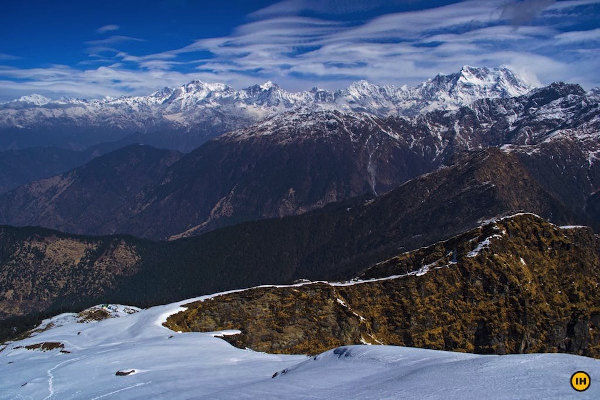 chandrashila trek in winter