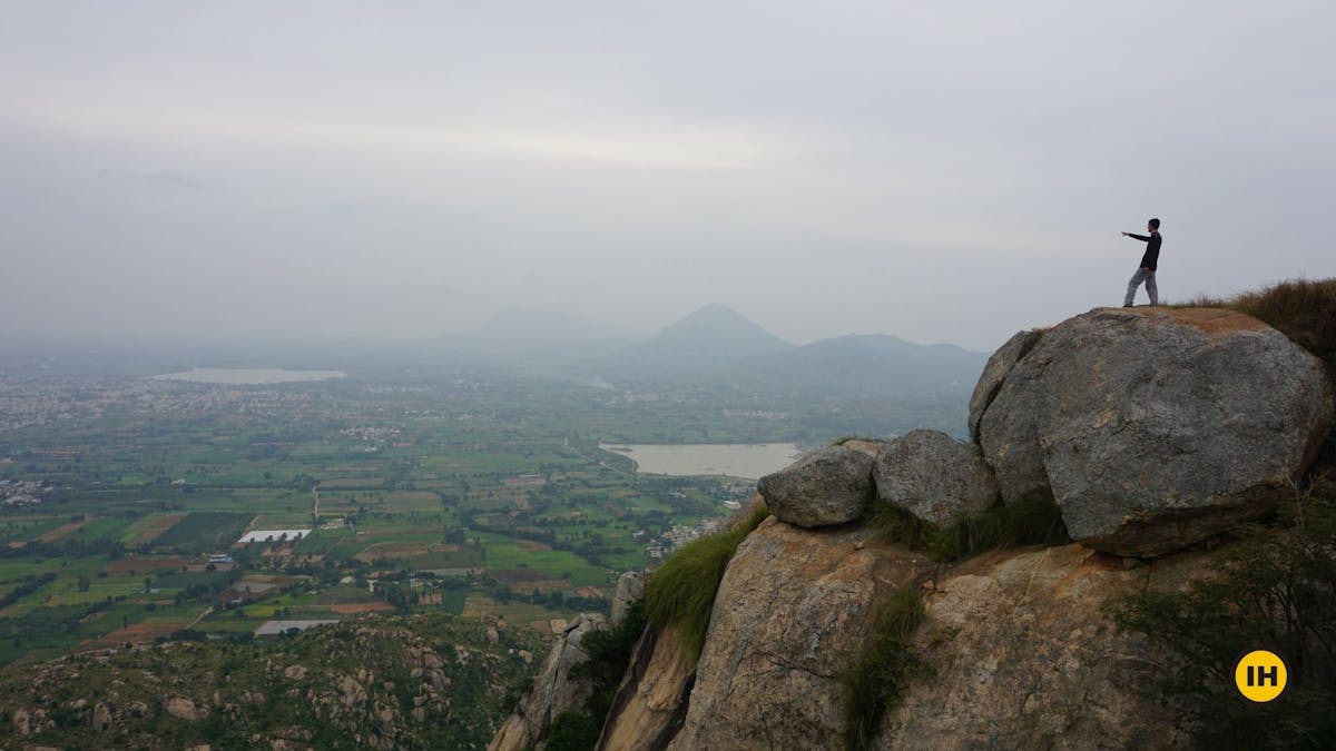 View from the top - Harihara Betta Trek - Indiahikes