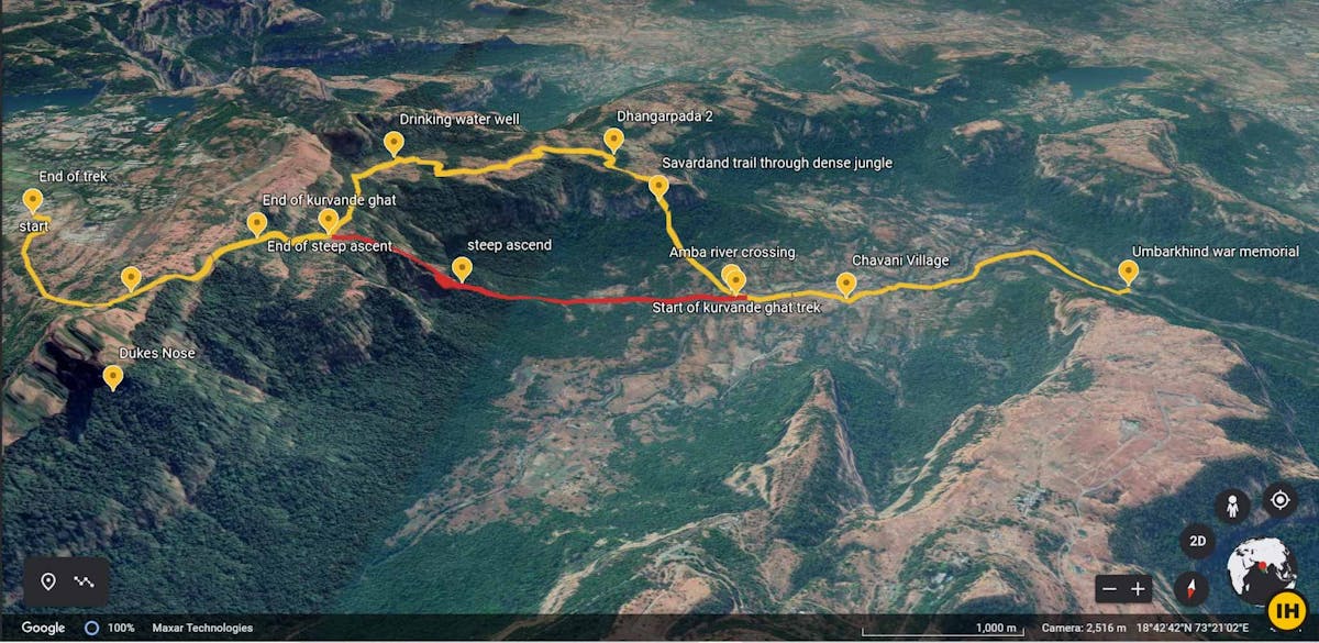 Umberkhind Trek - Route Map - Indiahikes