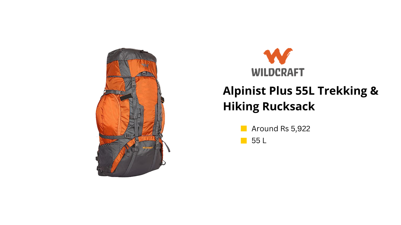 Wildcraft 45 Ltrs Grey and Orange Rucksack unboxing  trekking backpack   FT nomadShubham  YouTube
