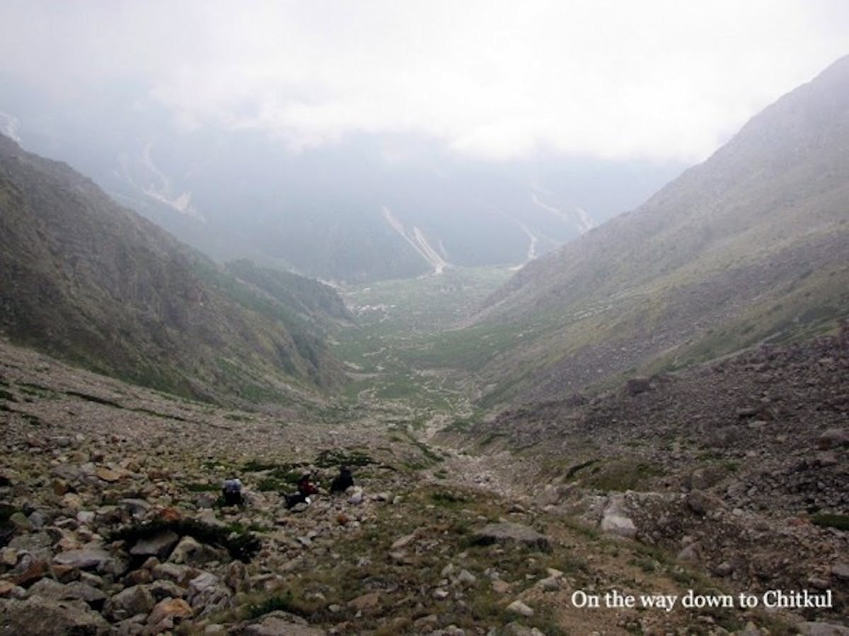 On the way down to Chitkul