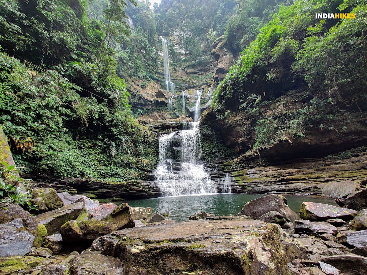 Alangta waterfall, Tamenglong Forest Trek, Indiahikes, treks in Manipur, forest treks