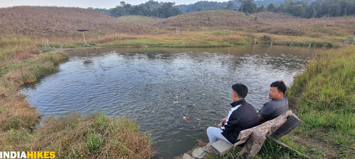 Pond in Piulong village, Tamenglong Forest Trek, Indiahikes, treks in Manipur, forest treks
