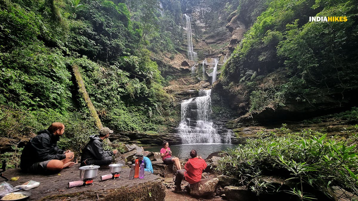 Alangta waterfall, Tamenglong Forest Trek, Indiahikes, treks in Manipur, forest treks