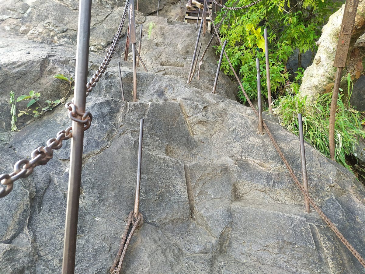 Uneven rocky steps-Parvathamalai Trek-Indiahikes-Treks in Tamilnadu 