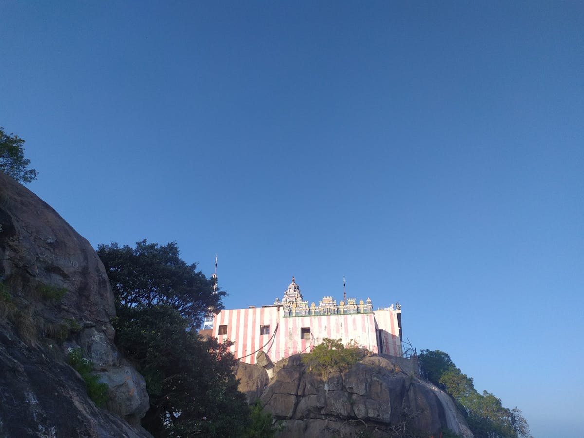 The view of Parvathamalai temple-Parvathamalai Trek-Indiahikes-Treks in Tamilnadu