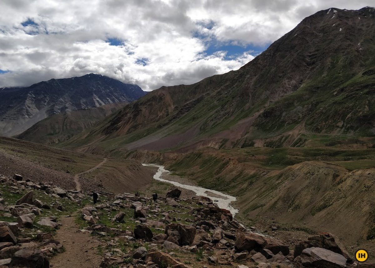 Pin parvati Pass Trek. Kullu. Treks in Himachal. Indiahikes. Mudh landscape