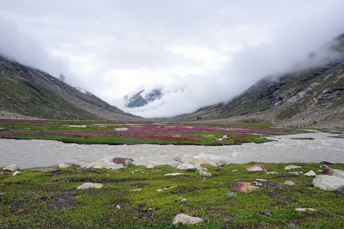 Pin parvati Pass Trek. Kullu. Treks in Himachal. Indiahikes. Mantalai lake