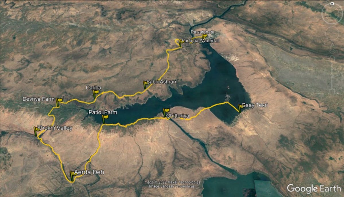 Chambal Valley Trek - Route Map - Indiahikes