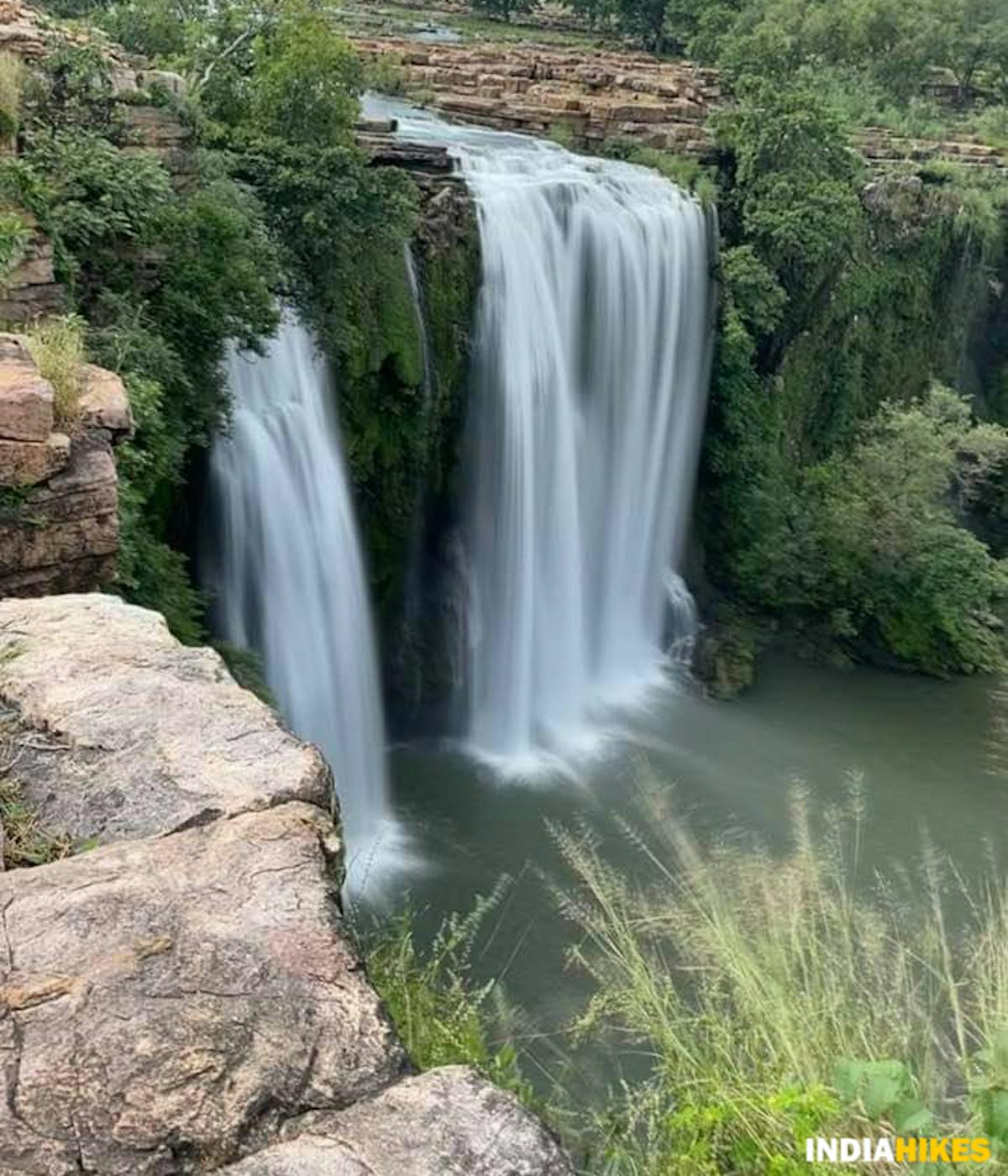 The Padajhar Mahadev Waterfalls are a wonderful sight after the monsoon season.