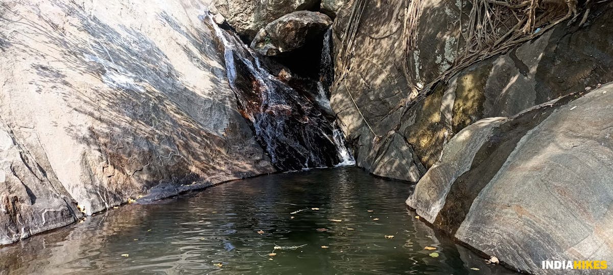 Hidden waterfall-Sathuragiri Hill Trek-Indiahikes-Ajay Vignesh