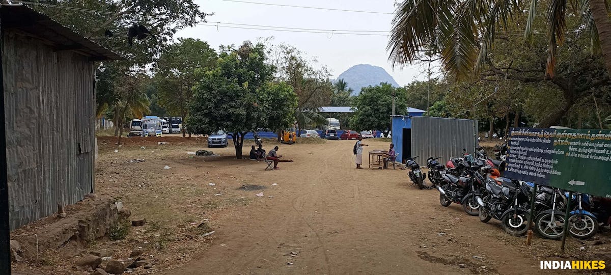 Parking lot- Sathuragiri Hill Trek-Indiahikes-Treks in Tamilnadu 