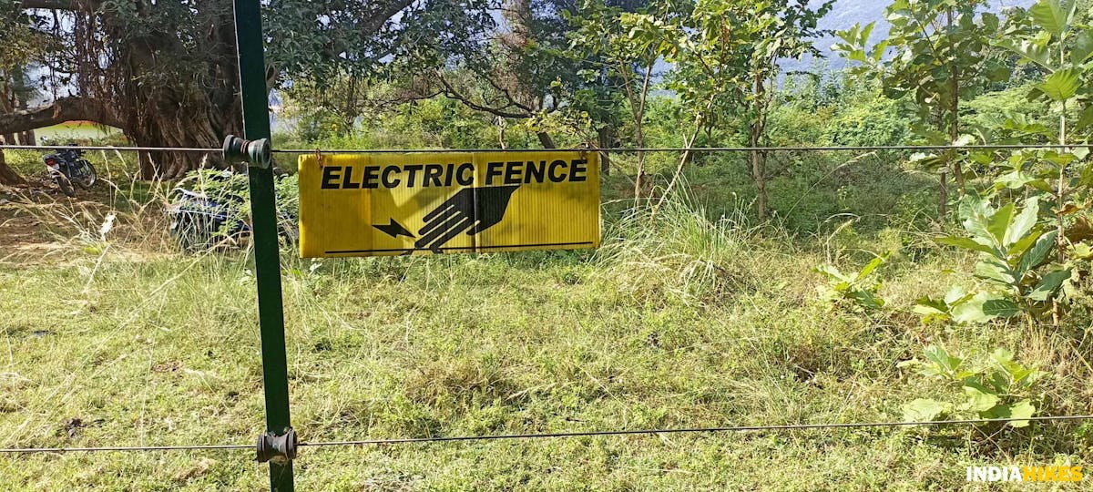 Electric fence - Athri Hill Trek - Indiahikes - Ajay Vignesh