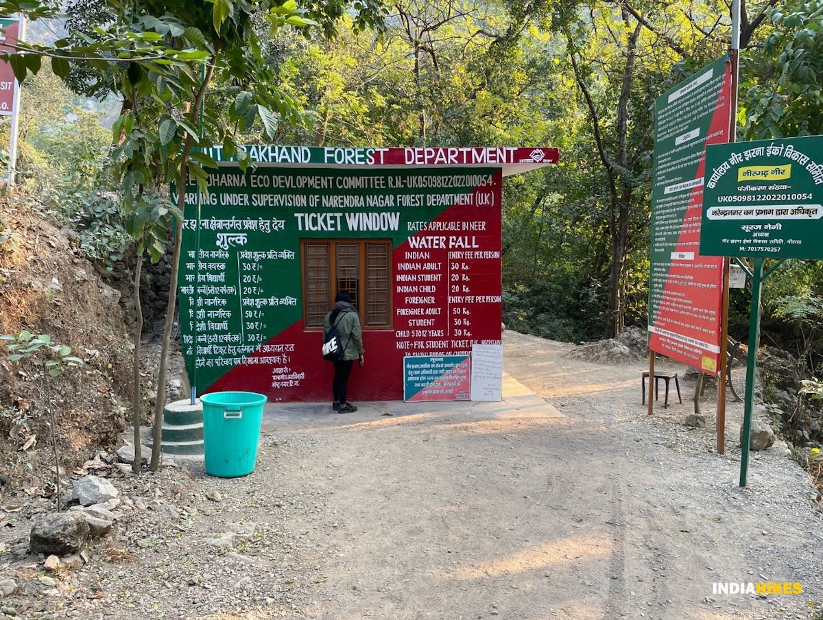 Neeragarh waterfalls, Treks near Dehradun, Indiahikes, Forest checkpost