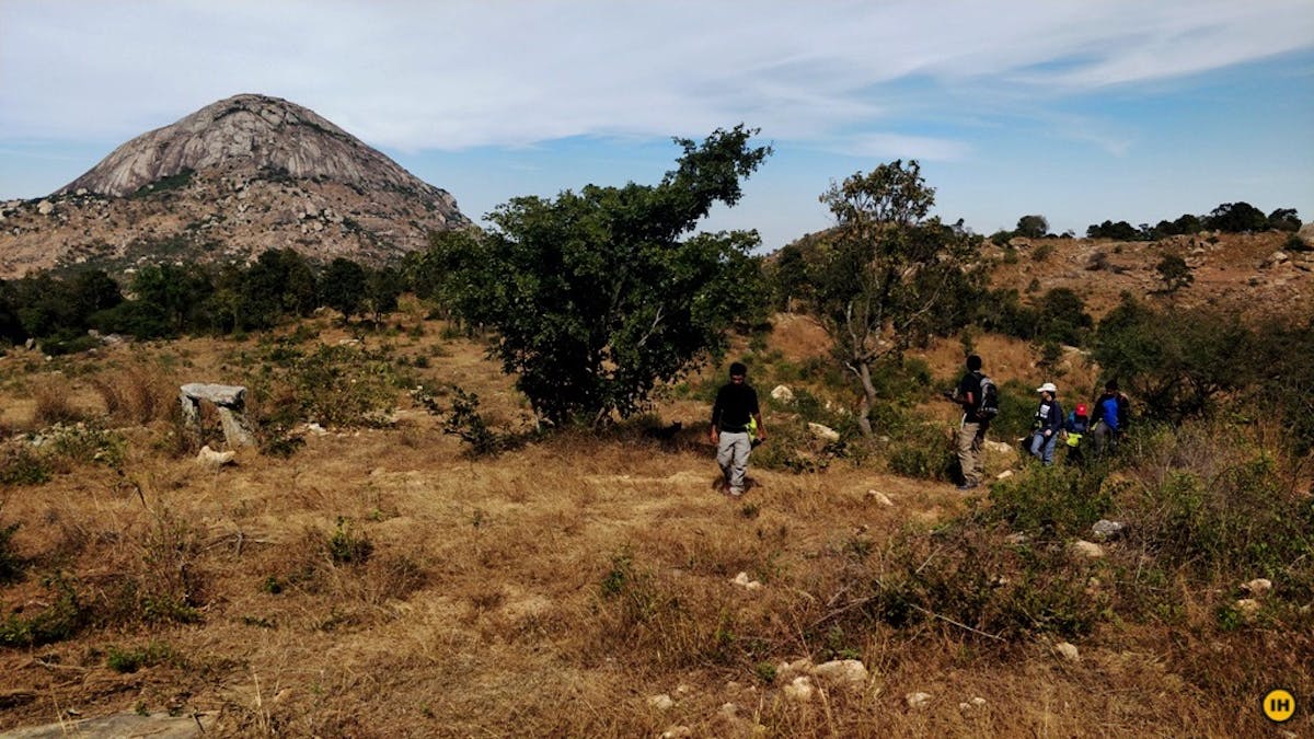 The first clearing. You reach this after 20-25 minutes of trekking PC: Vishnu Benne