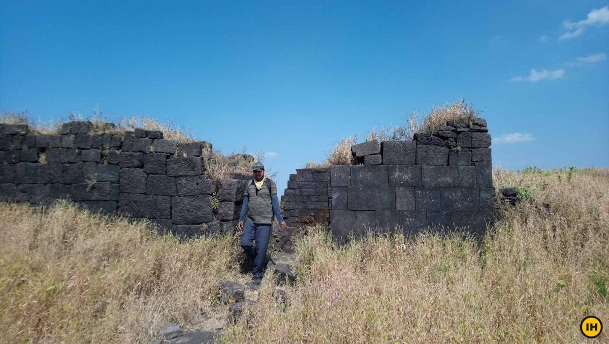 AMK Trek - The point where steps end and you enter through the abandoned fort walls - Indiahikes - Nitesh Kumar