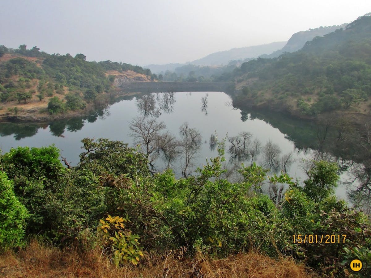 Ratangad--small-dam-next-to-the-trail-Indiahikes-Swarada-Ghangurde