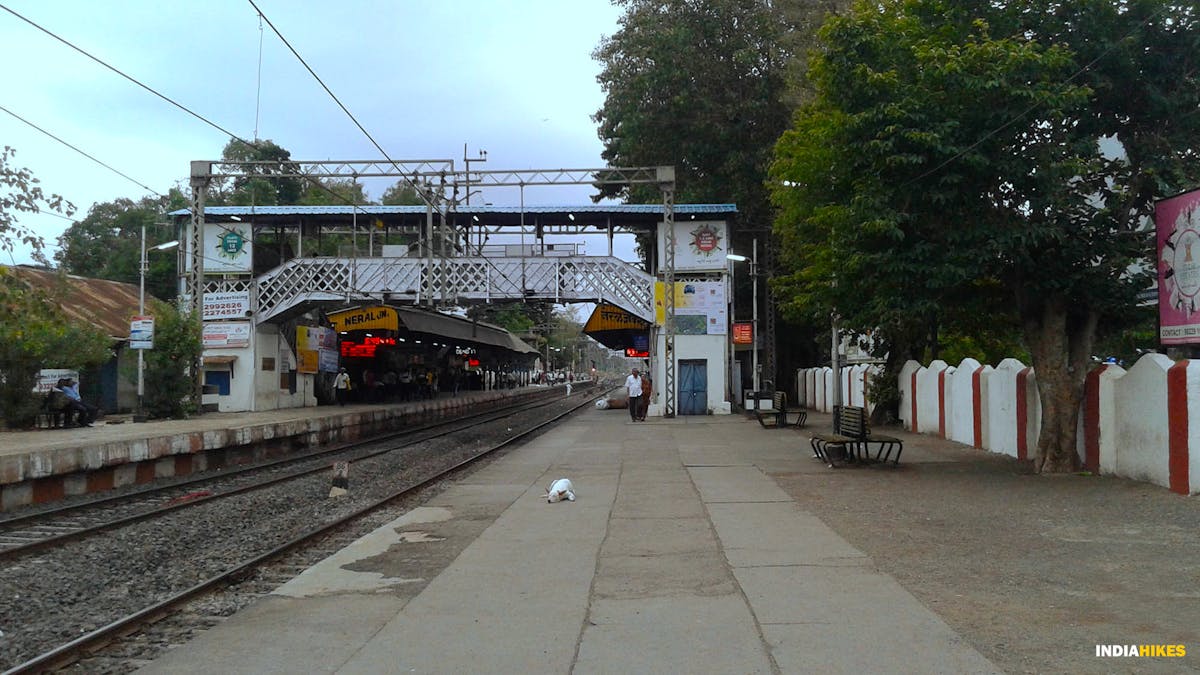 Neral junction railway station. Peb fort trek. Treks  in maharastra