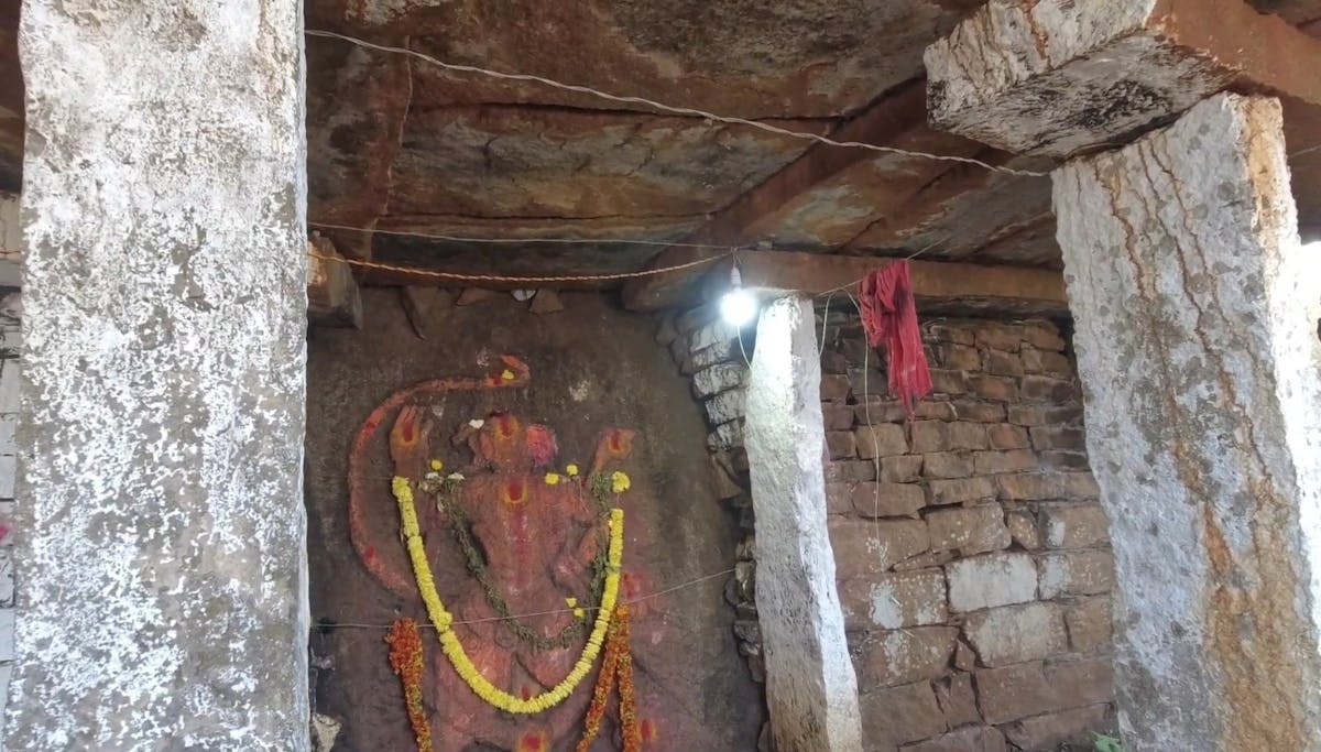 Hanuman temple-Minchikall Betta Trek-Indiahikes-Hemanth NV