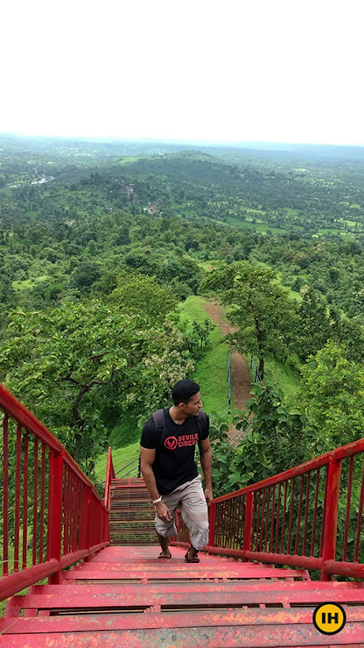 View while climbing the second ladder PC: Apoorva Karlekar