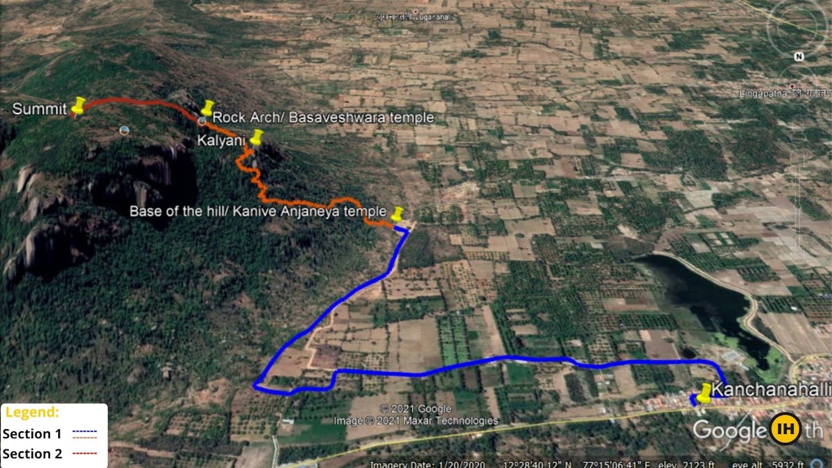 Bheemanakindi-trail map-Indiahikes-Prem