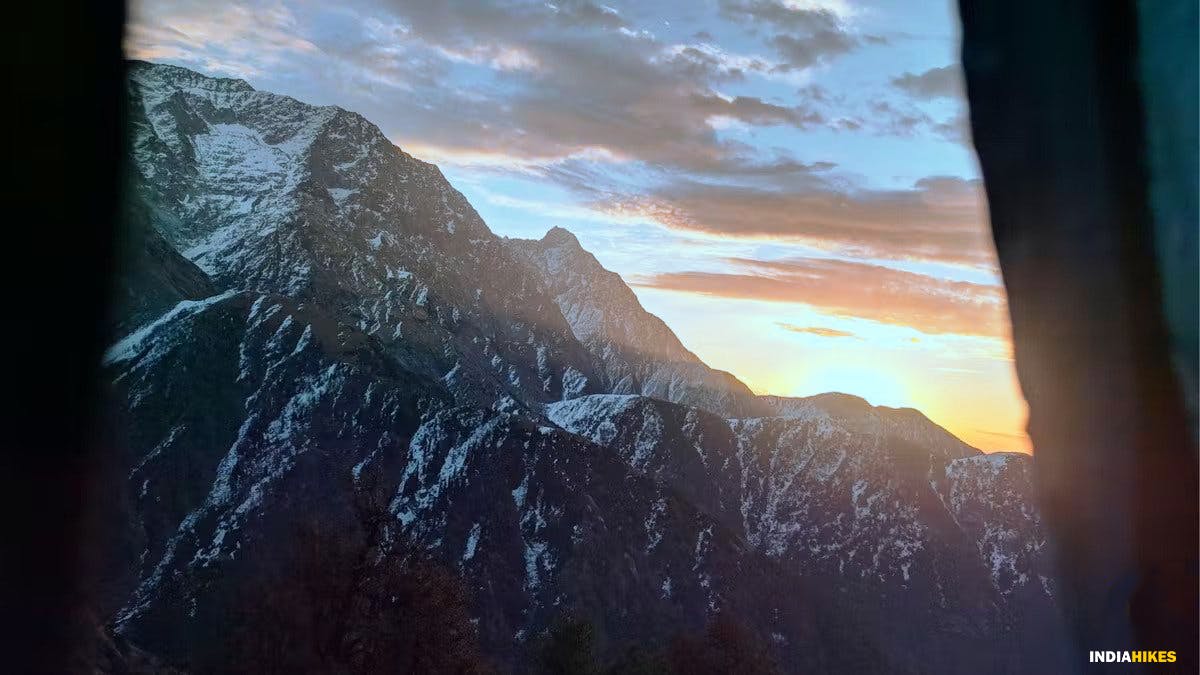 Sunrise view, Triund trek, Indiahikes, Treks in Himachal Pradesh, Himachal Treks