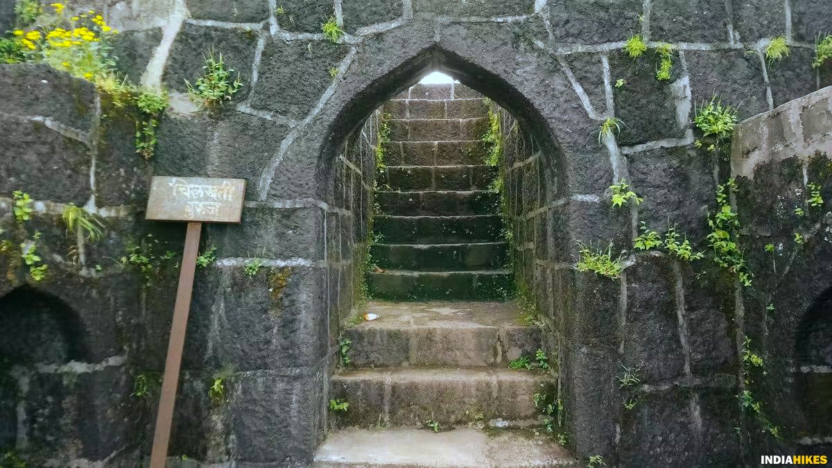 Chilkhati Buruj entrance, Rajgad Fort, Treks near Pune, Sahyadri treks, Trekking in Maharashtra, Indiahikes