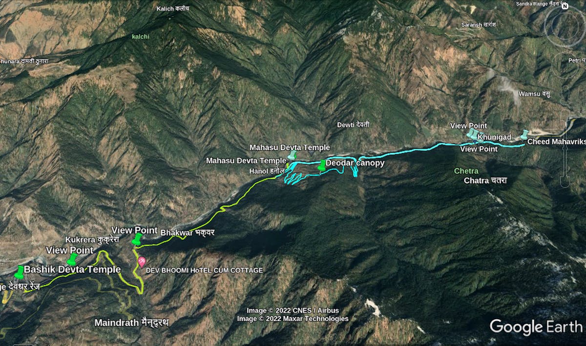 Route Map_Hanol Trek_Indiahikes