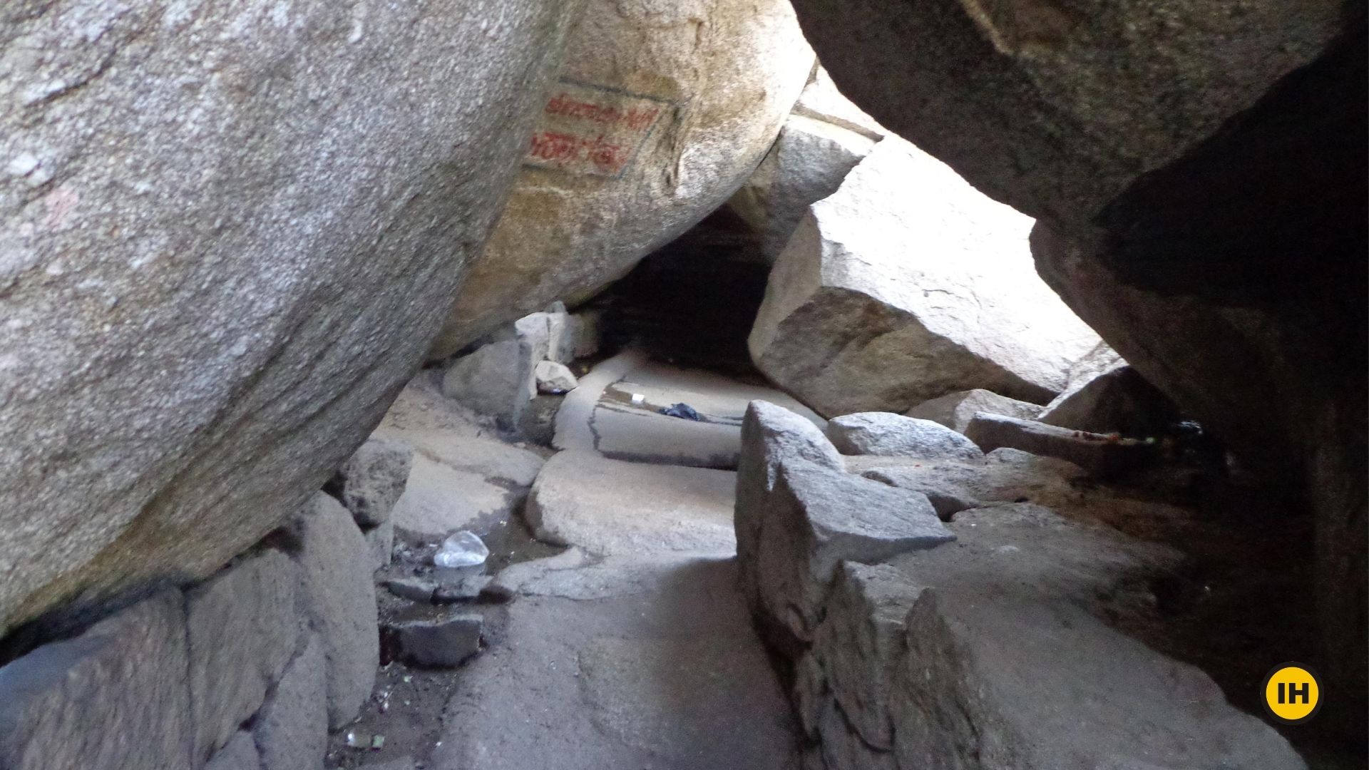 One of the entrances to the caves of Siddara Betta. Picture by Suhas Saya