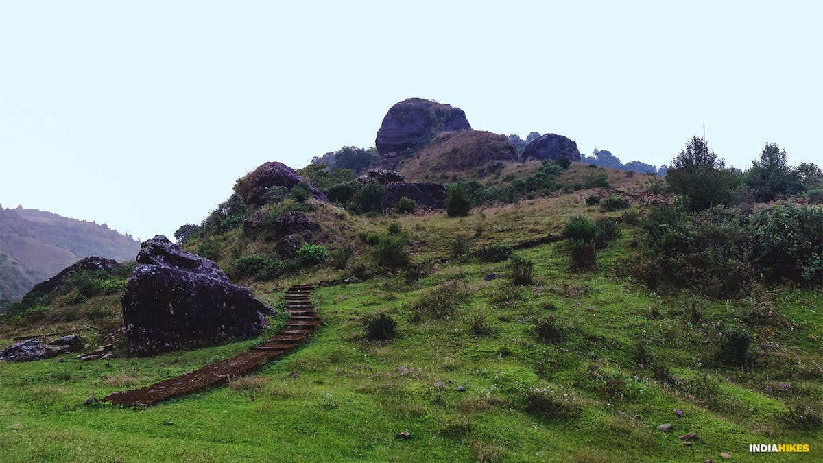 giant rock structures, david scott trek, david scott trail, trekking in meghalaya, treks in meghalaya