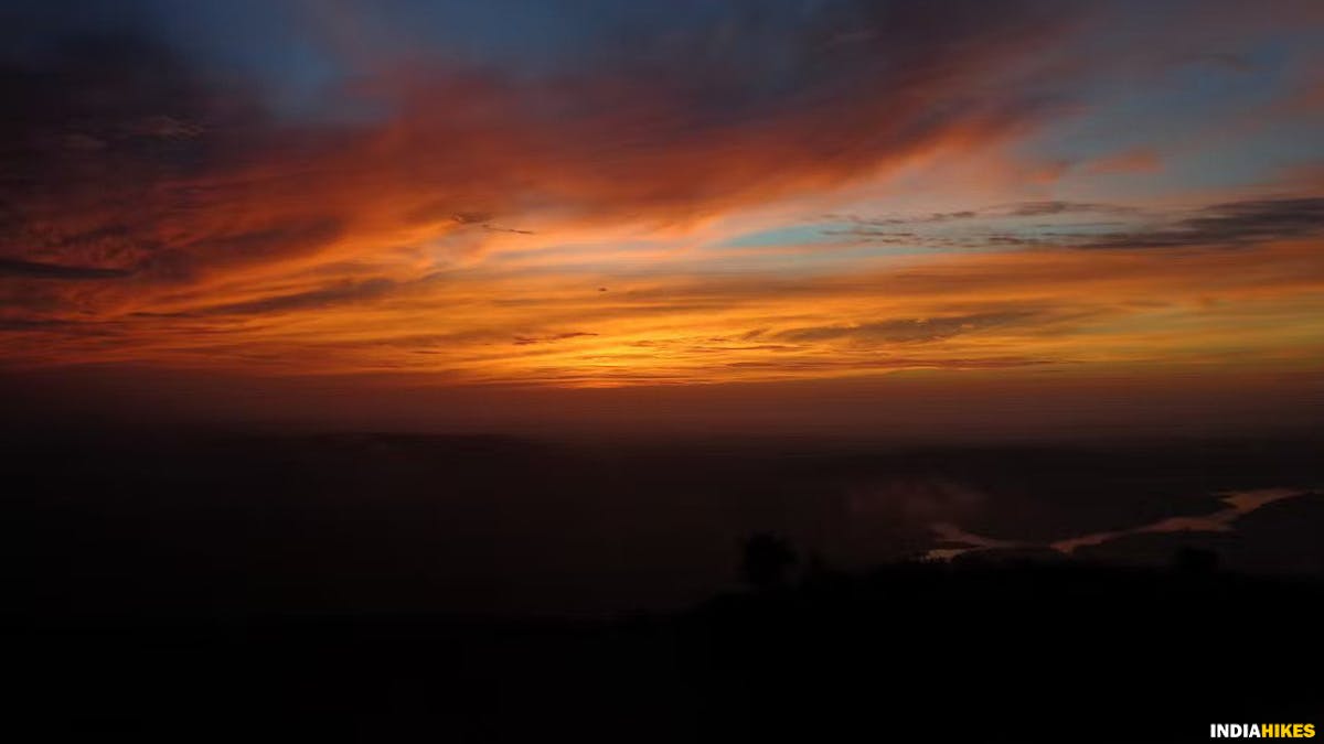 Savandurga Hills, Sunrise , Treks around Bangalore, Indiahikes, treks in karnataka.