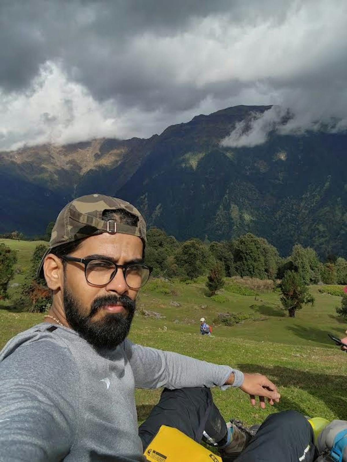 Mrunal posing for the camera