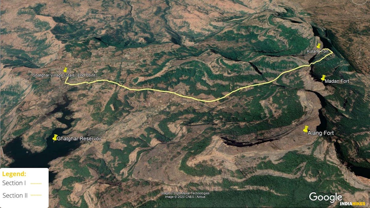 Shorter Route, AMK trek, Alang Madan Kulang, sahyadri treks, treks in Maharashtra, treks near Mumbai, treks near Pune, western ghats
