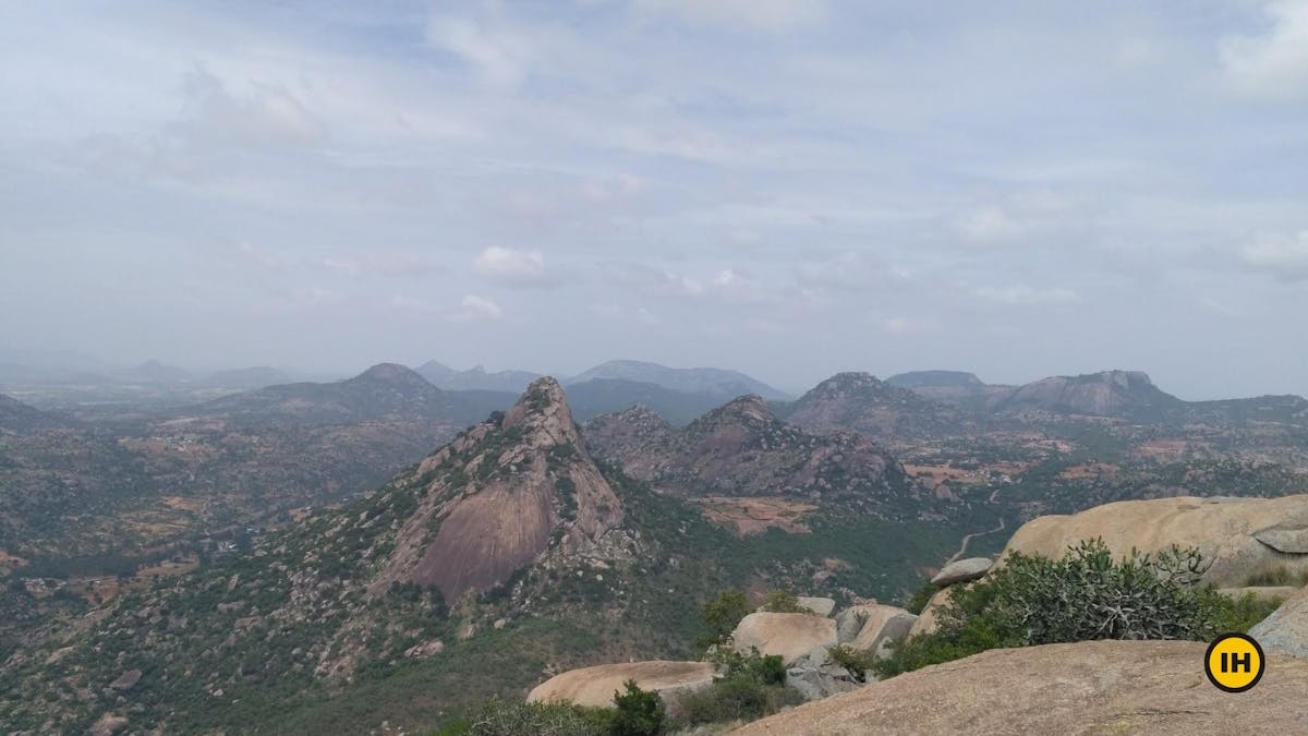 View from the top, Madhugiri trek, day hikes near Bangalore, treks around Bangalore, Indiahikes
