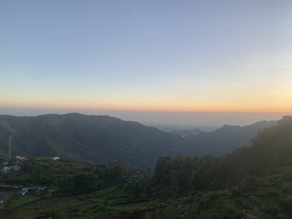 Sunrise from starting point-Kookal Falls Trek-Indiahikes-Ganesh Bhushnam
