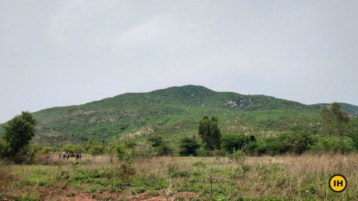Halu-Chilume-Trek-With the hill in your sight, make your way towards the hill to reach the base - Indiahikes-Saurabh Sawant