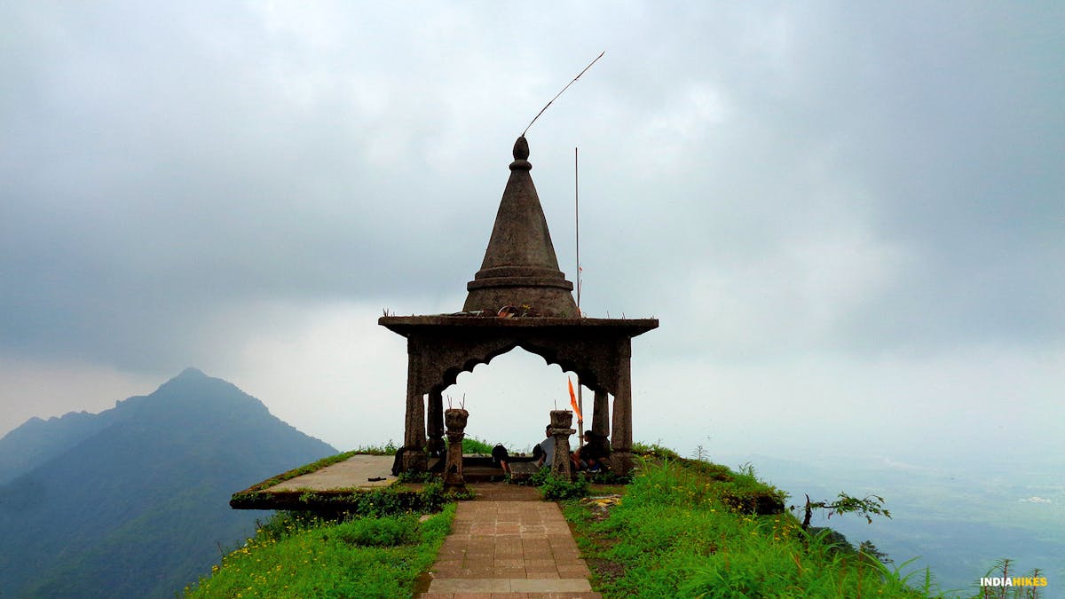 Prati Girnar temple. peb fort trek.  Treks in Maharastra. 