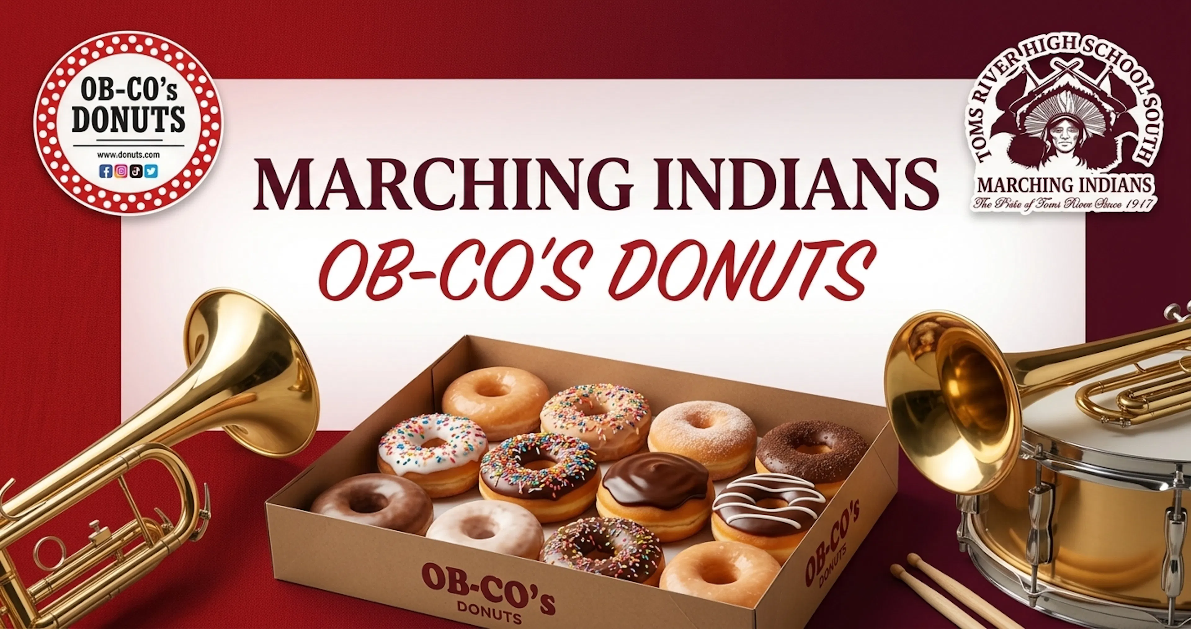 Marching Indians Ob-Co donut fundraiser