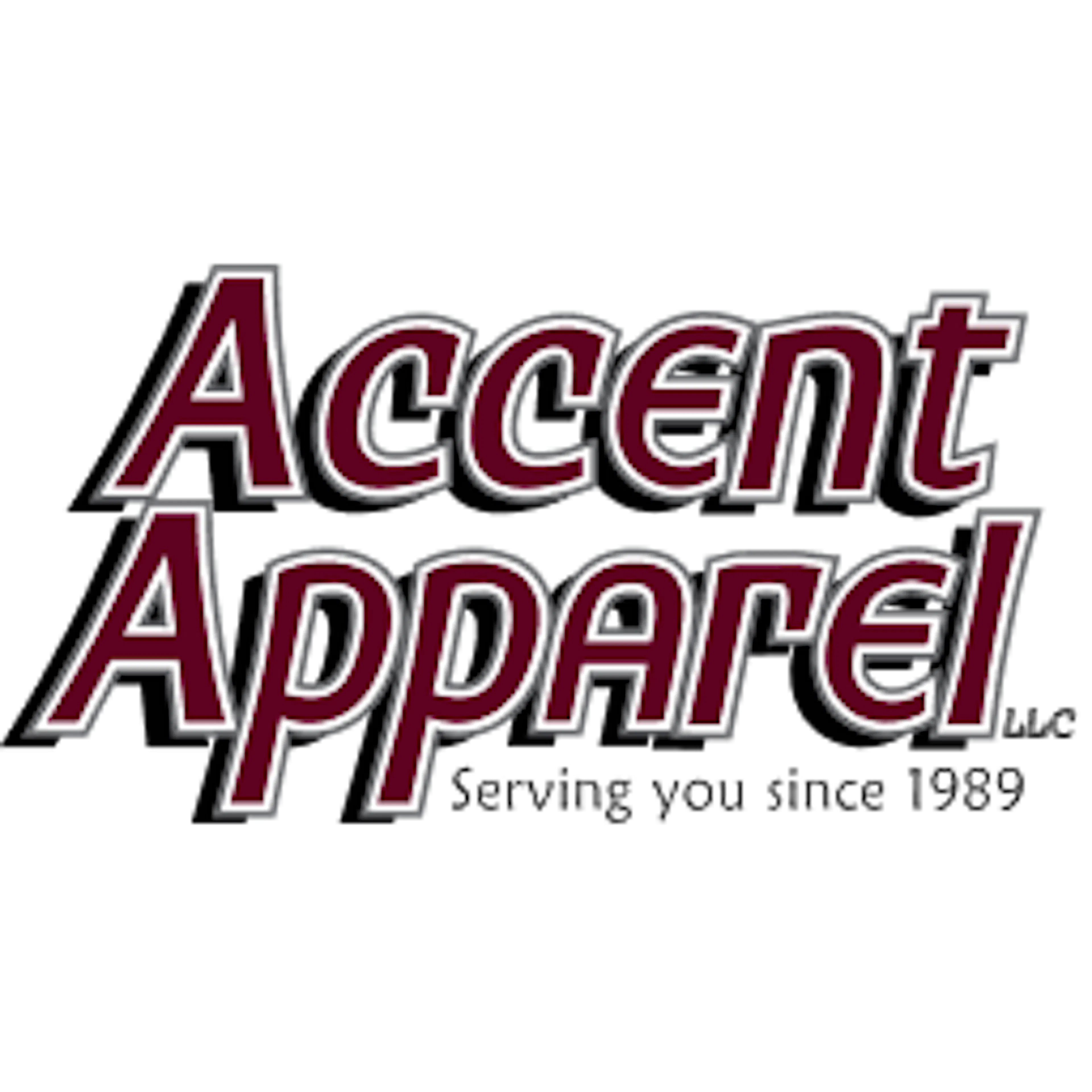 Accent Apparel LLC logo serving  you since 1989
