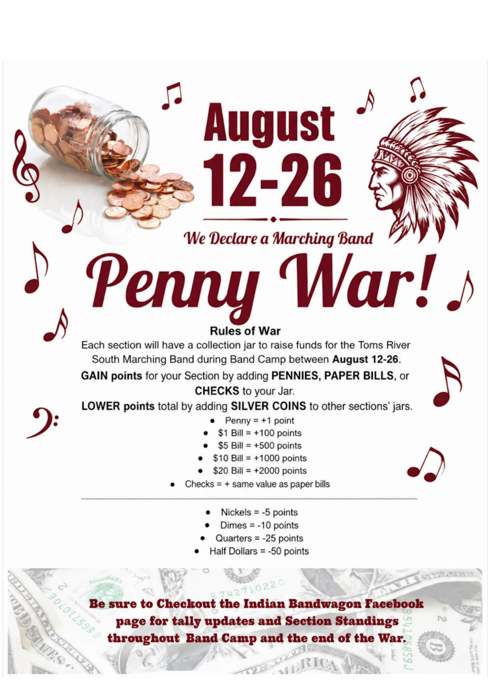 Penny Wars August 12 through 26