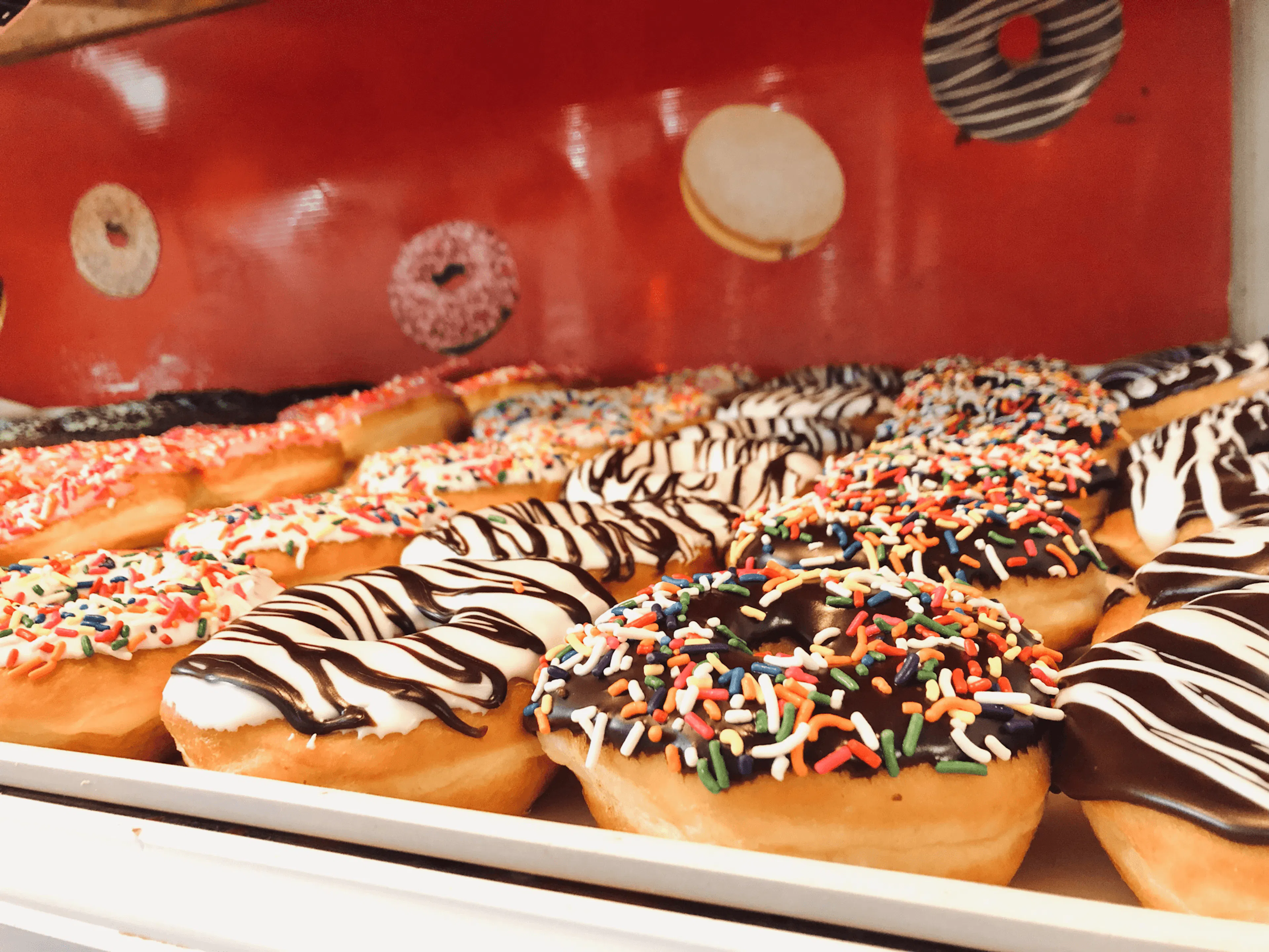 Ob-Co Donuts on a tray