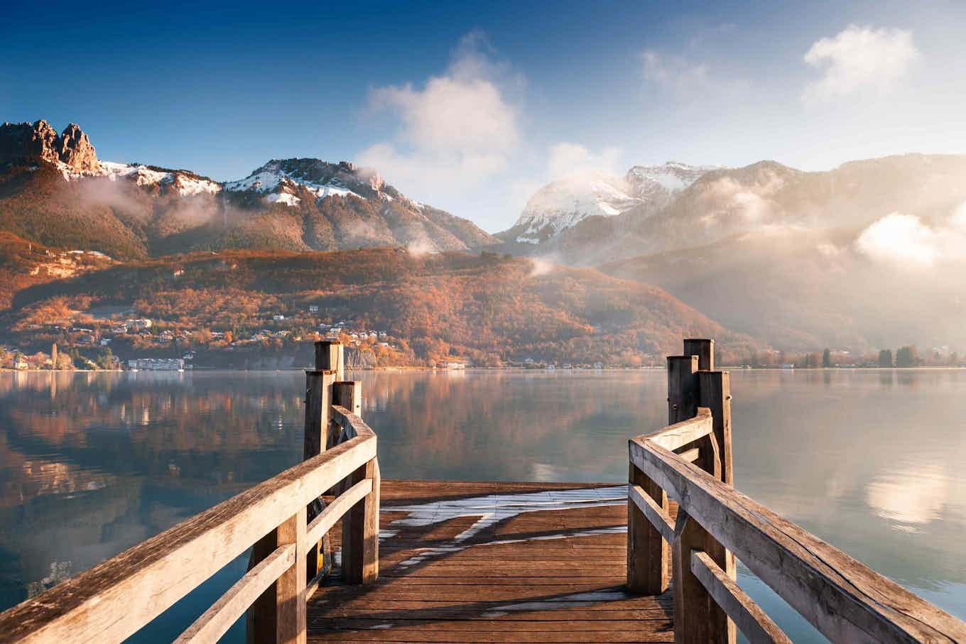 Pier in Annecy, a spot on your South East France Road Trip