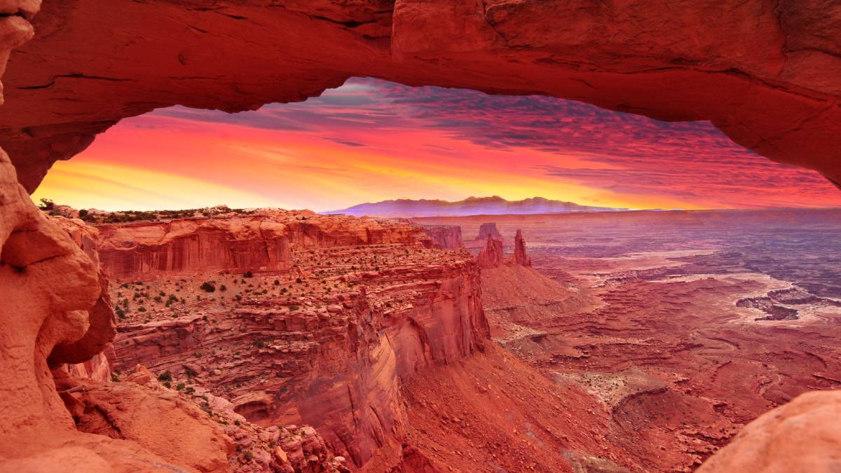 Stop Two: Wonder at the diversity of Canyonlands National Park