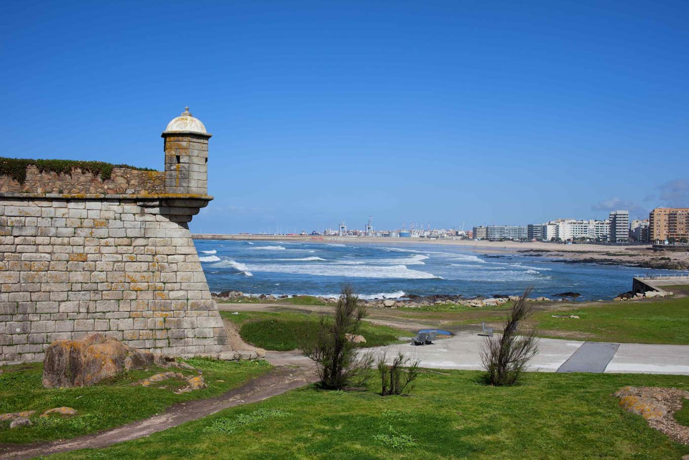 Vista do mar e da cidade